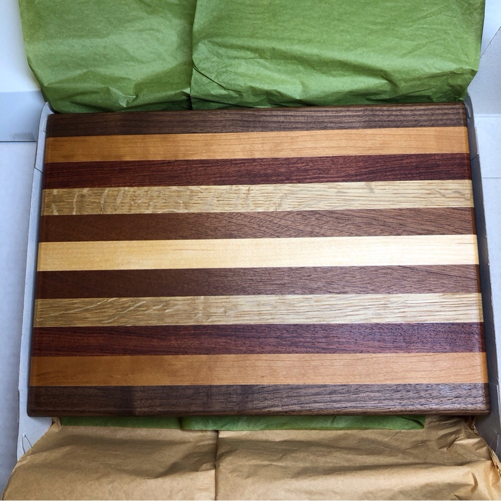 Serving or Cutting Board Medium Handmade Hardwood NEW Charcuterie Board